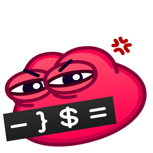 🤬 Стикер «Pepe emoji» для Telegram