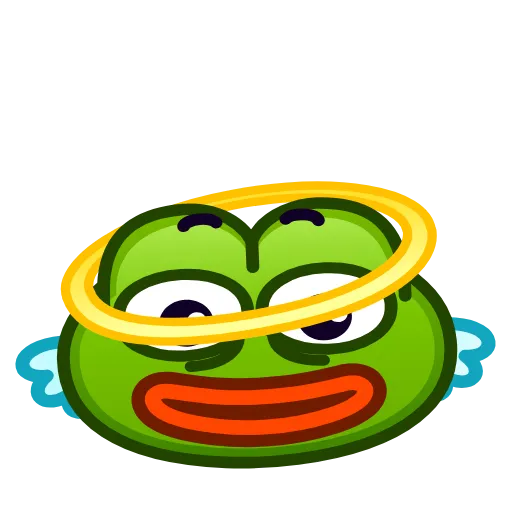 😇 Стикер «Pepe emoji» для Telegram