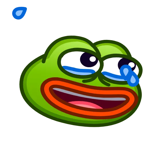 🤣 Стикер «Pepe emoji» для Telegram