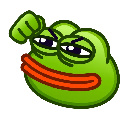 👊 Стикер «Pepe emoji» для Telegram