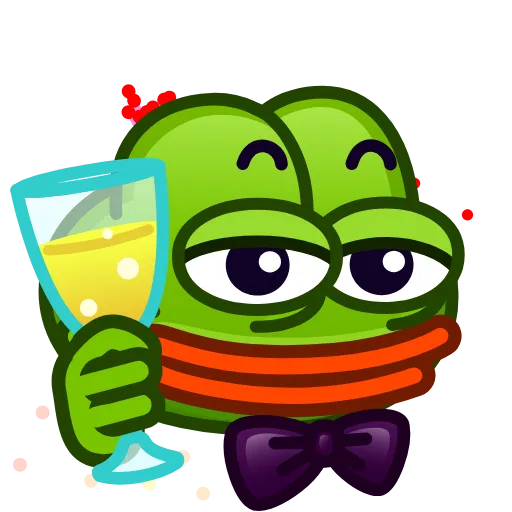 🍸 Стикер «Pepe emoji» для Telegram