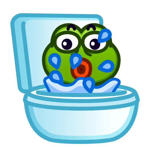 🚽 Стикер «Pepe emoji» для Telegram