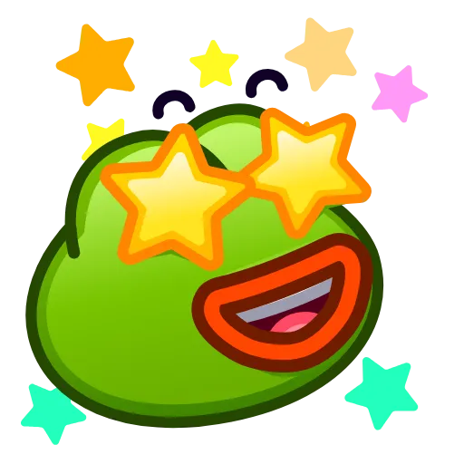 🤩 Стикер «Pepe emoji» для Telegram