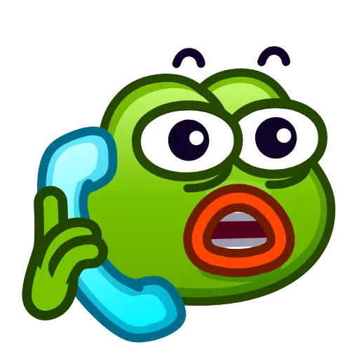 📞 Стикер «Pepe emoji» для Telegram