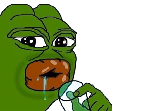 👄 Стикер «pepe the frog» для Telegram