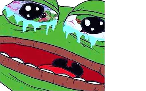 😢 Стикер «pepe the frog» для Telegram