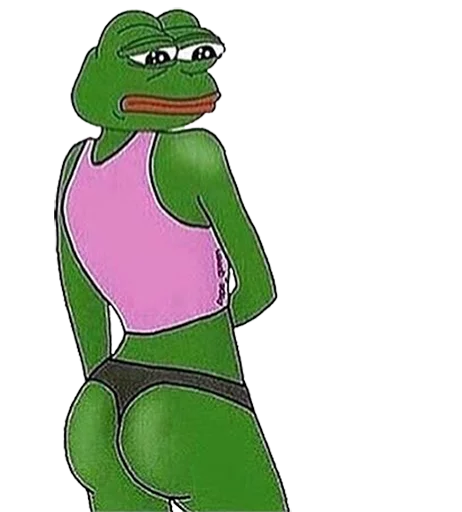 👙 Стикер «pepe the frog» для Telegram