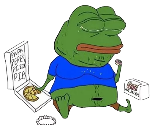 🍕 Стикер «pepe the frog» для Telegram