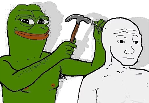 🔨 Стикер «pepe the frog» для Telegram
