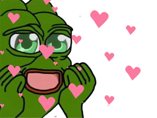 💕 Стикер «pepe the frog» для Telegram