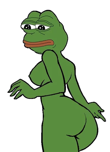 👙 Стикер «pepe the frog» для Telegram