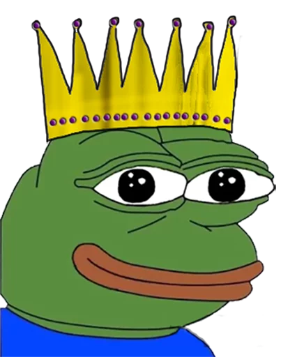 👑 Стикер «pepe the frog» для Telegram