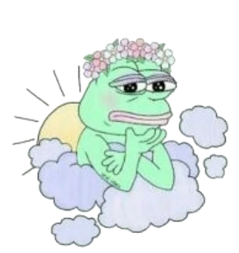 👼 Стикер «pepe the frog» для Telegram
