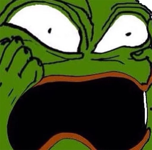 😱 Стикер «pepe the frog» для Telegram