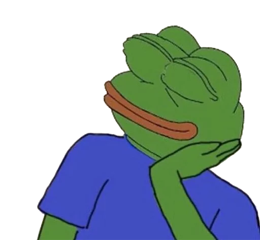 ☺️ Стикер «pepe the frog» для Telegram