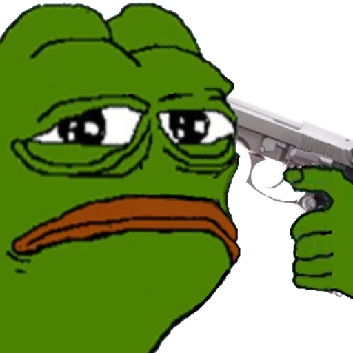 🔫 Стикер «pepe the frog» для Telegram