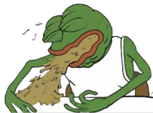 😖 Стикер «pepe the frog» для Telegram