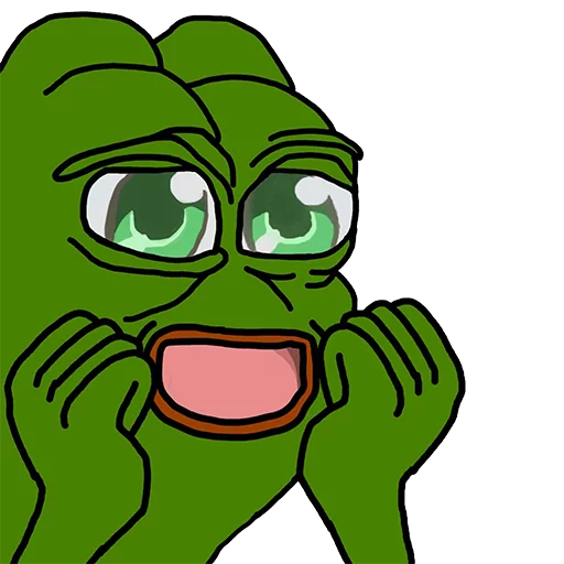😍 Стикер «pepe the frog» для Telegram