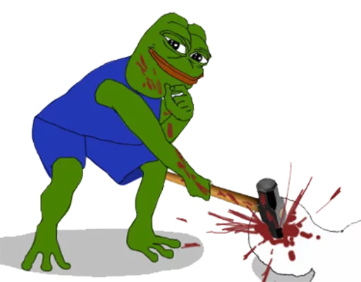 🔨 Стикер «pepe the frog» для Telegram