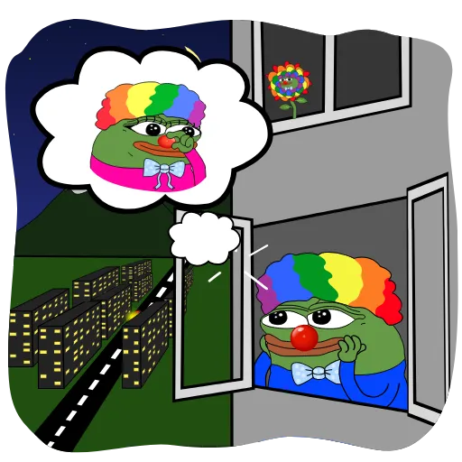 🤡 Стикер «PePe The Impaler V» для Telegram