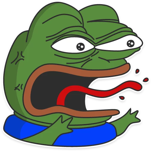 😖 Стикер «PEPE Top» для Telegram