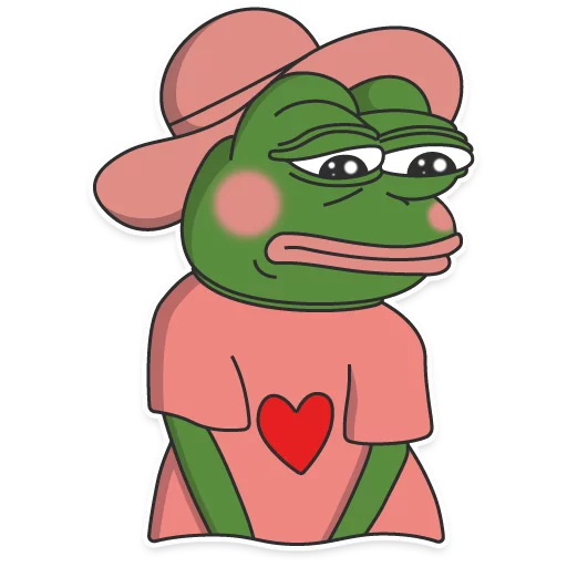 👧 Стикер «PEPE Top» для Telegram