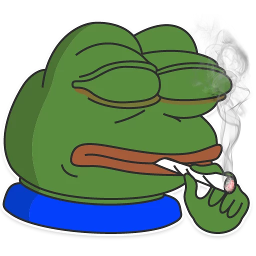 🚬 Стикер «PEPE Top» для Telegram