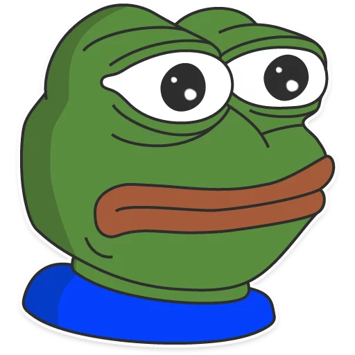 😶 Стикер «PEPE Top» для Telegram