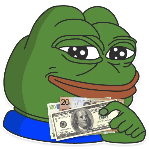 💵 Стикер «PEPE Top» для Telegram