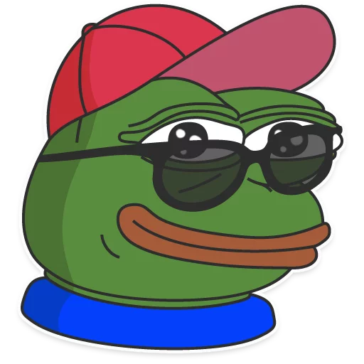 😎 Стикер «PEPE Top» для Telegram