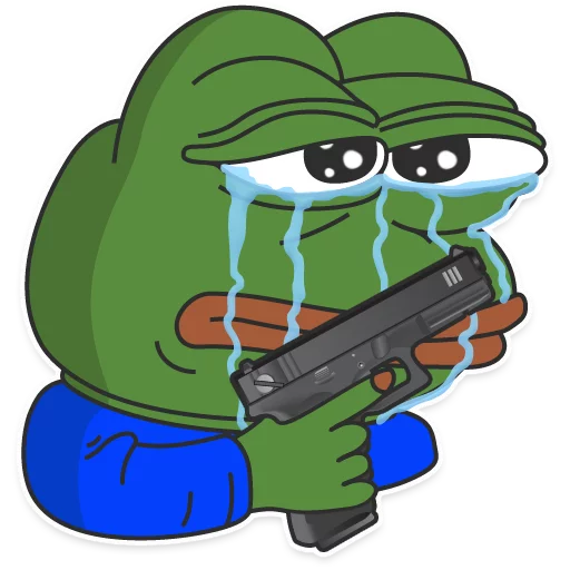 🔫 Стикер «PEPE Top» для Telegram