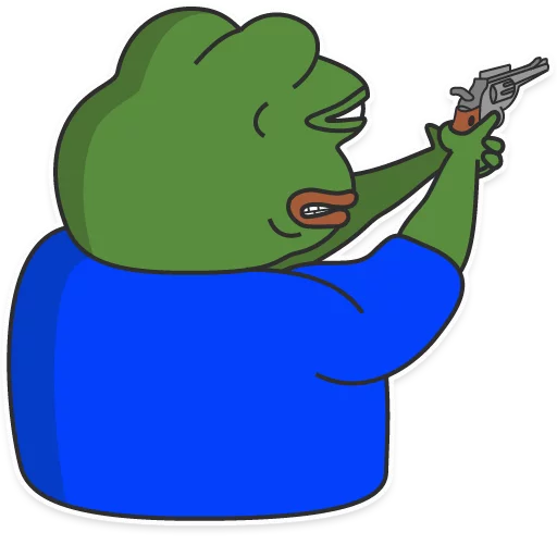 🔫 Стикер «PEPE Top» для Telegram