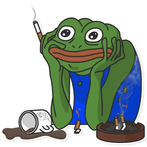 🚬 Стикер «PEPE Top» для Telegram