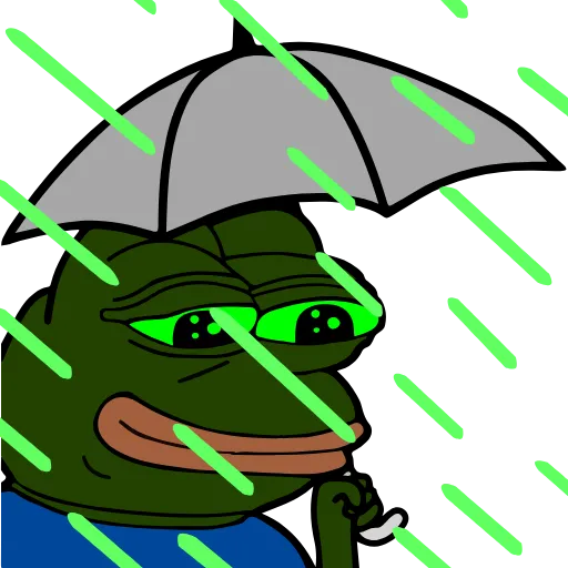 😔 Стикер «Pepe Toxic» для Telegram