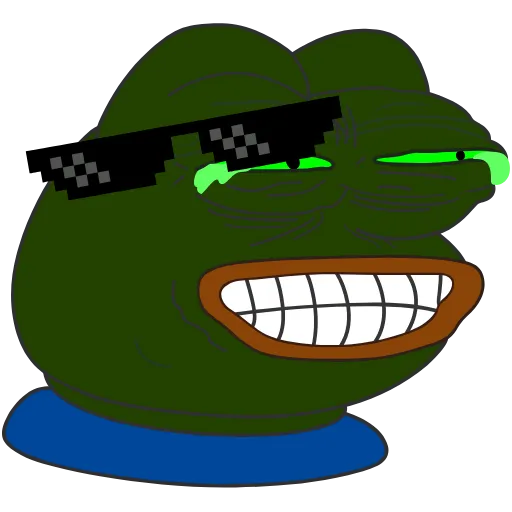 😎 Стикер «Pepe Toxic» для Telegram