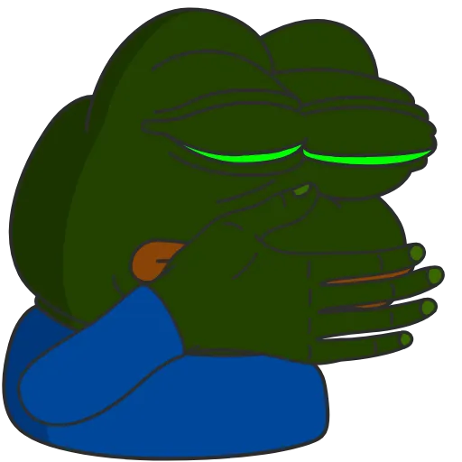 🤦‍♂️ Стикер «Pepe Toxic» для Telegram