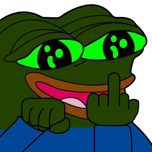 🖕 Стикер «Pepe Toxic» для Telegram