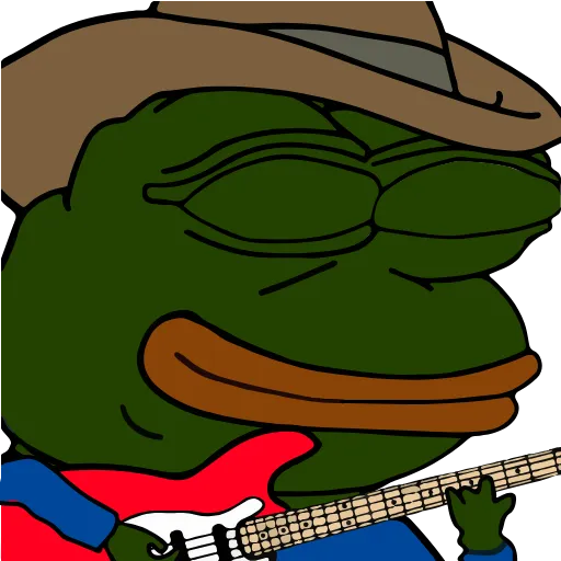 🎸 Стикер «Pepe Toxic» для Telegram