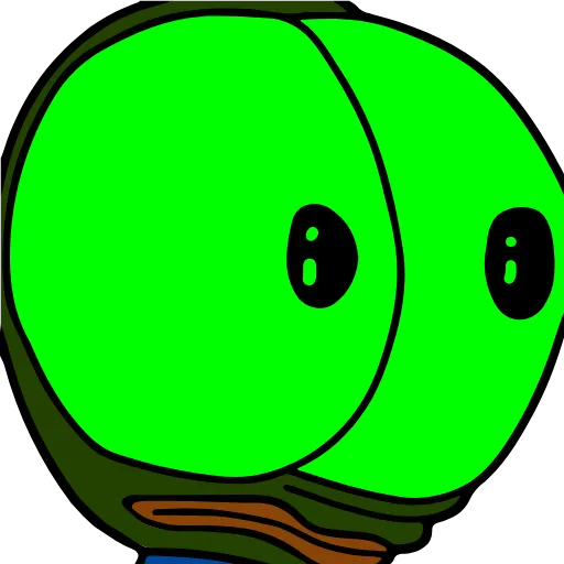 😳 Стикер «Pepe Toxic» для Telegram
