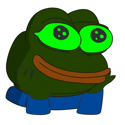 😍 Стикер «Pepe Toxic» для Telegram