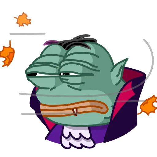 😞 Стикер «Pepe Vampire» для Telegram
