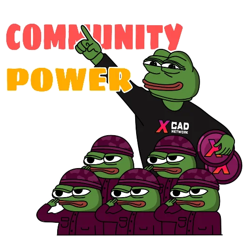 ✊ Стикер «XCAD PEPE STICKER PACK» для Telegram