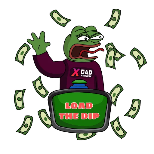 🤑 Стикер «XCAD PEPE STICKER PACK» для Telegram