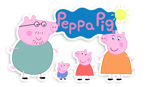 Стикерпак Peppa Pig для Telegram