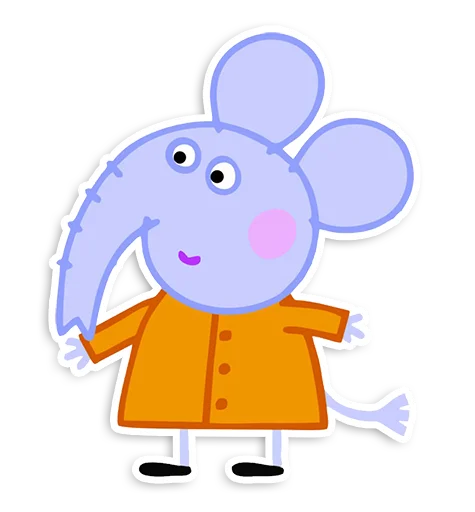 🐘 Стикер «Peppa Pig» для Telegram