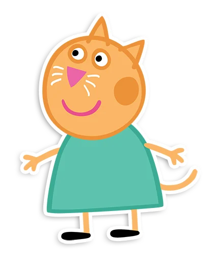 😺 Стикер «Peppa Pig» для Telegram