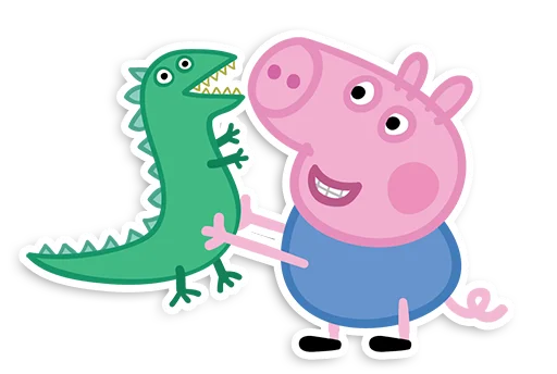 😁 Стикер «Peppa Pig» для Telegram