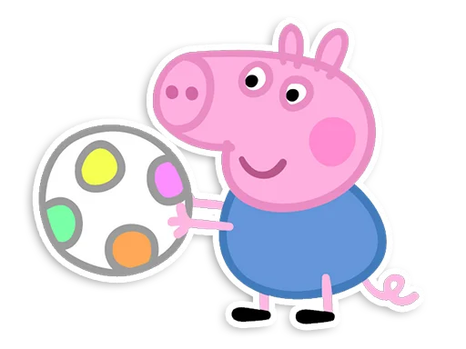 ⚽️ Стикер «Peppa Pig» для Telegram