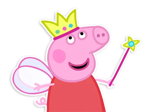 🧚‍♀️ Стикер «Peppa Pig» для Telegram