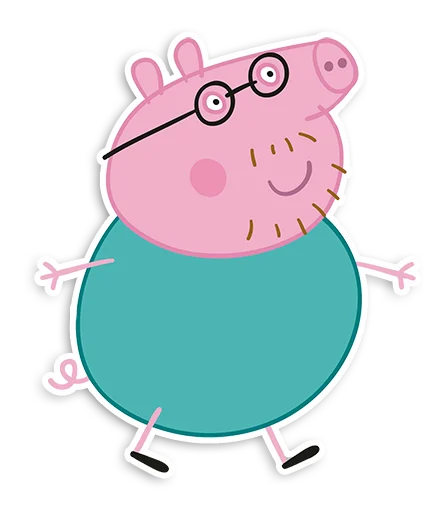 🤓 Стикер «Peppa Pig» для Telegram